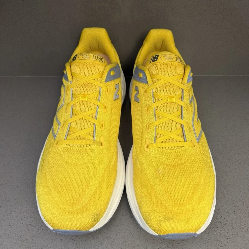 New Balance Fresh Foam X 1080v13 Mens 16 2E Wide Yellow Running Shoes M108013Z